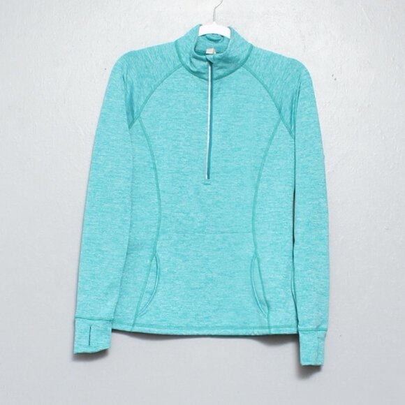 Lucy teal polyester fleece full zip jacket - Picture 1 of 4
